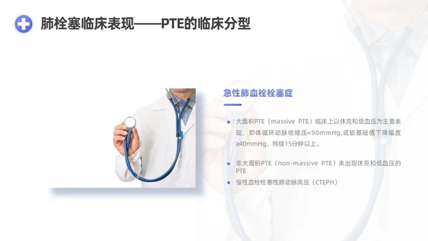 蓝紫渐变商务实拍风肺栓塞护理查房医疗培训PPT模板