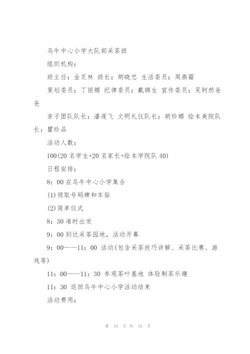 少先队活动的精彩策划方案.docx
