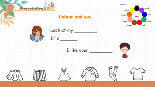 人教新起点小学英语一年级下册 Unit6 Clothes L3