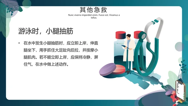 医院普外科急救常识PPT模板