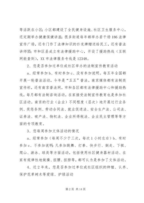 全国文明单位测评调查问卷 (2).docx