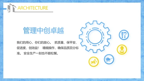 蓝色调北欧极简室内设计方案汇报工作总结汇报PPT动态模板