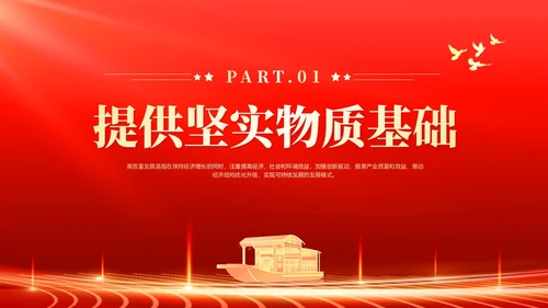 红色党政风高质量发展课件党课