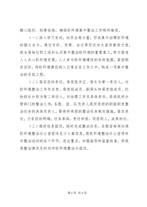 质监局开展经济社会发展软环境集中整治活动实施方案 (4).docx