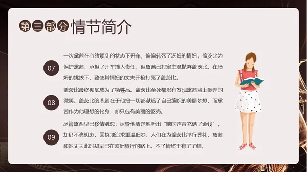 小说了不起的盖茨比阅读赏析PPT课件读书分享