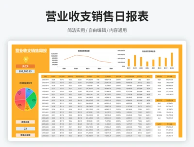 营业收支销售周报2