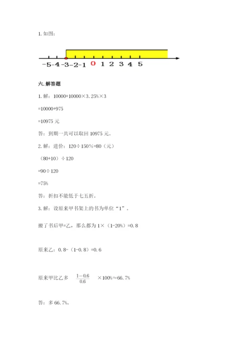 小升初六年级期末试卷（巩固）word版.docx