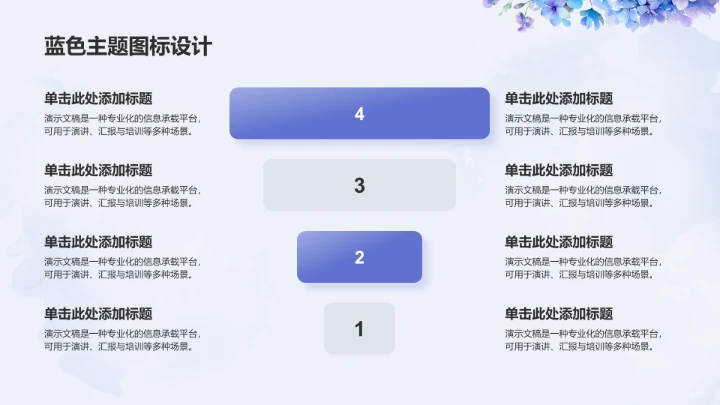 紫色小清新教育培训PPT模板