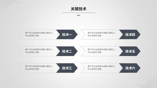 创意黑白简约线条艺术毕业答辩毕业论文开题报告ppt模板
