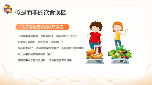膳食营养健康全民营养周PPT模板