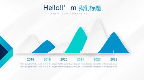 蓝色简约大气银行工作总结汇报动态PPT模板