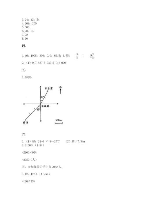 青岛版数学小升初模拟试卷带答案（综合卷）.docx