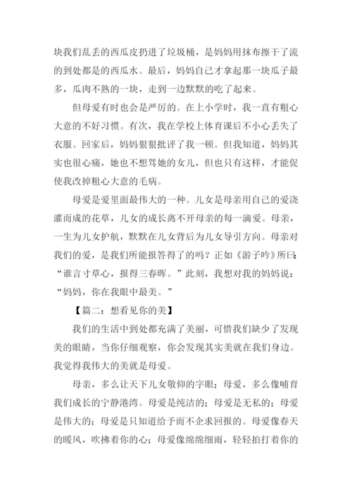 想看见你的美作文.docx