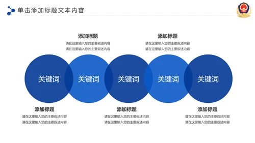 蓝色大气公安警察特警武警网络民警PPT模板