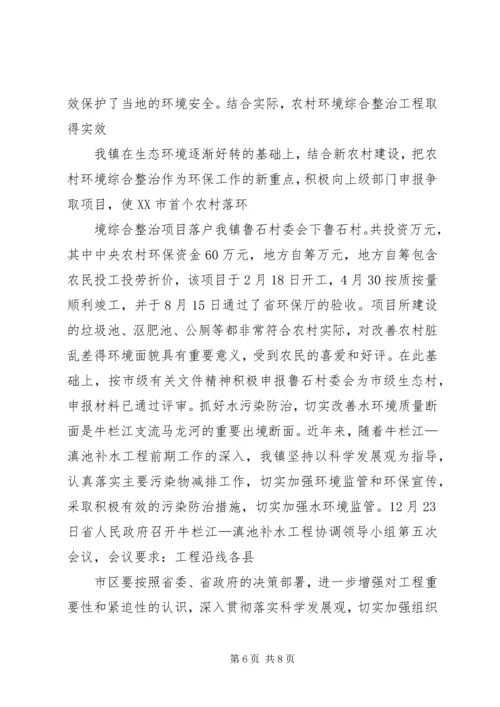 环保所工作总结及安排.docx