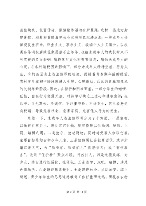 学校未成年人思想道德建设工作情况汇报.docx