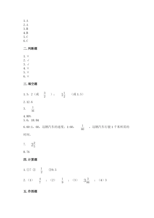 小学六年级数学上册期末考试卷含答案【名师推荐】.docx