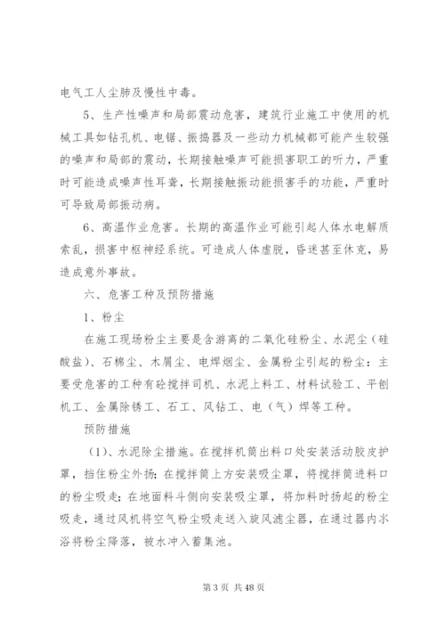 职业危害防治措施及管理制度.docx