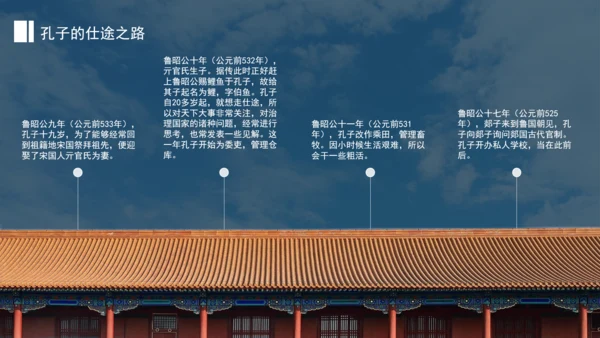 孔子的生平事迹PPT主题班会党课