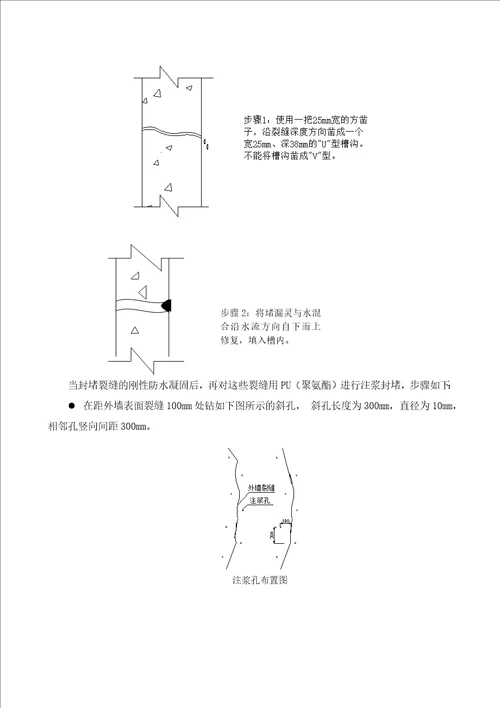 水池堵漏施工方案