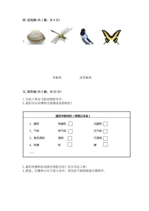 教科版一年级下册科学期末测试卷加答案解析.docx