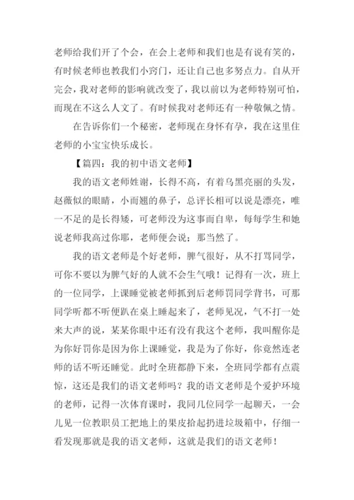 我的初中语文老师作文.docx