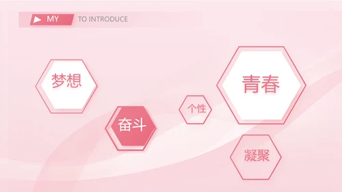粉色个人简历面试自我介绍岗位竞聘演讲PPT