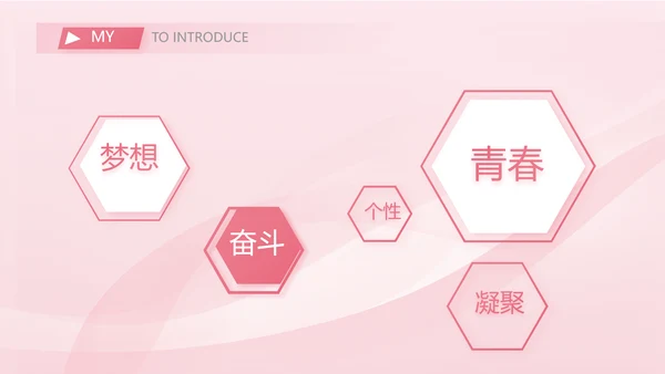 粉色个人简历面试自我介绍岗位竞聘演讲PPT