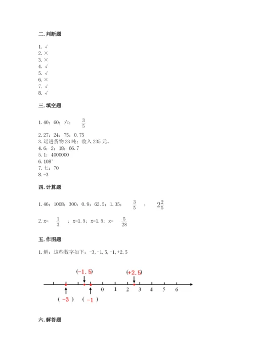 六年级下册数学期末测试卷【精选题】.docx