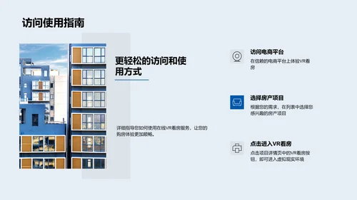 VR看房操作与优势PPT模板