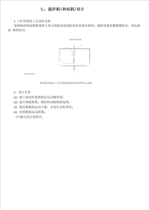 机械创新设计题目