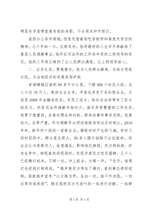 十佳人民调解员先进事迹材料.docx