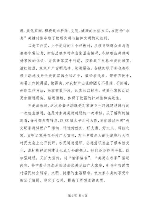 书记在美化家园专题推进座谈会上的致辞.docx