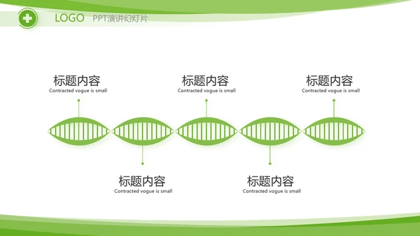 绿色清新临床护理案例分析动态PPT模板