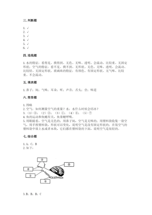教科版一年级下册科学期末测试卷附参考答案（典型题）.docx