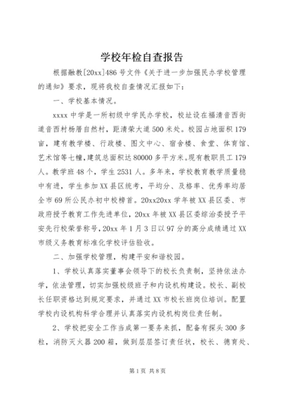 学校年检自查报告.docx