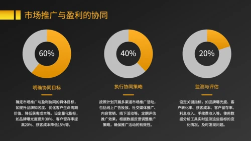 黑色商务风消费金融产品的市场推广与盈利规划PPT