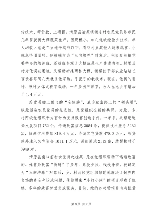 全市农村实施三向培养工程纪实 (5).docx