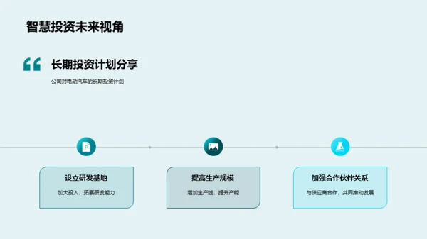 驱动未来的电动汽车之路