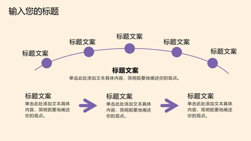 紫色年终总结汇报PPT模板