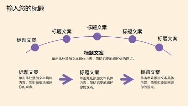 紫色年终总结汇报PPT模板