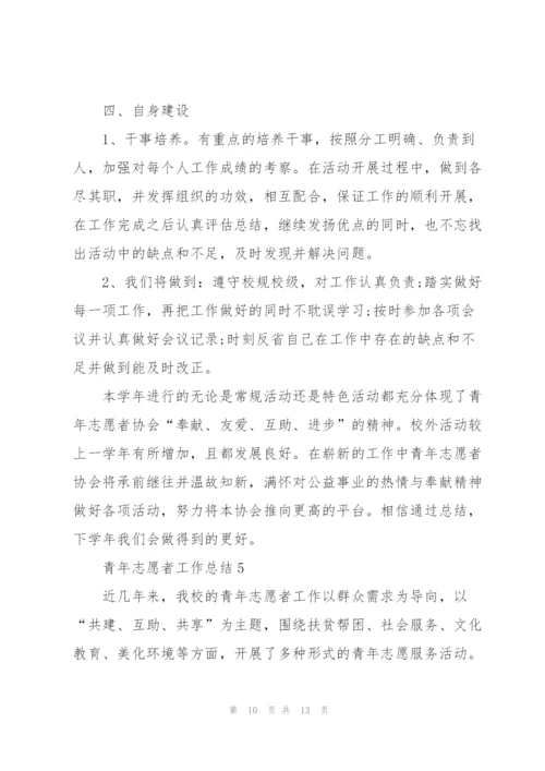 青年志愿者工作总结5篇.docx