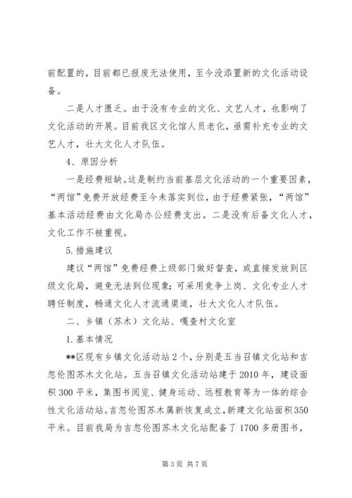 基层公共文化服务调研报告.docx