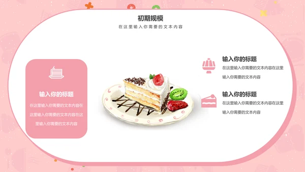 甜品美食招商计划书通用PPT模板