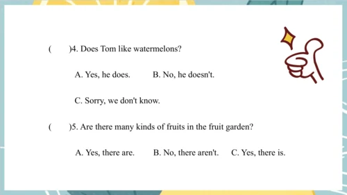 Unit 6  It's a grapefruit. Lesson 33 - Lesson 34 课