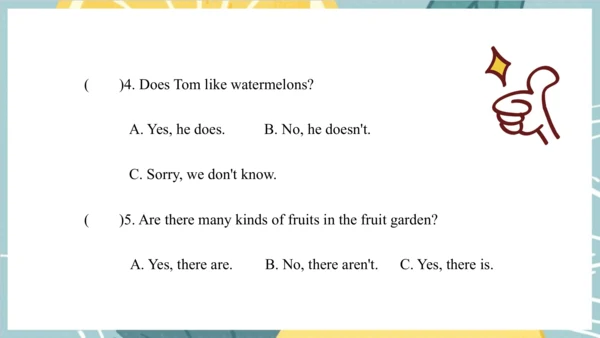 Unit 6  It's a grapefruit. Lesson 33 - Lesson 34 课