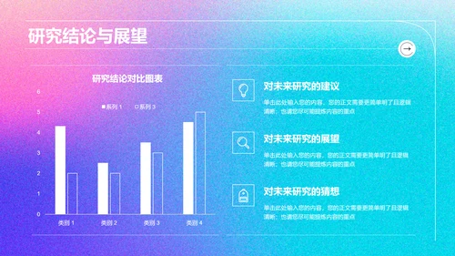 蓝粉色弥散渐变通用专业开题报告PPT演示模板