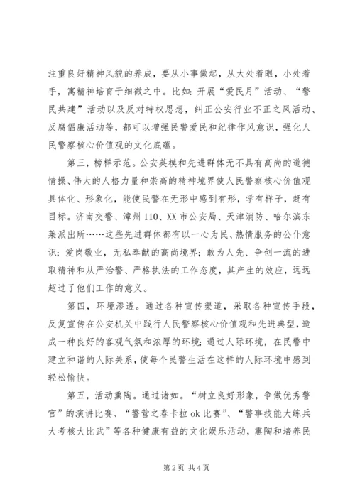 政法干警核心价值观教育活动实施计划.docx