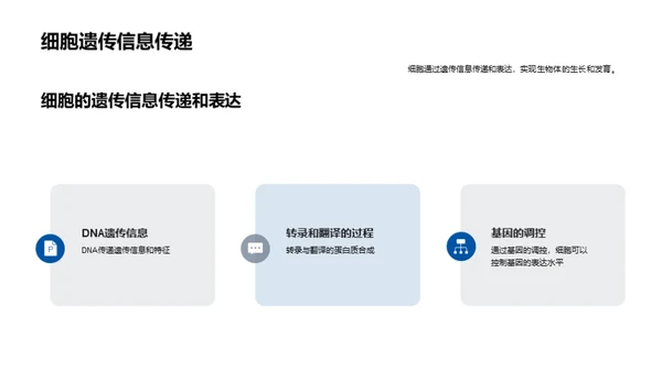 3D风生物医疗教学课件PPT模板