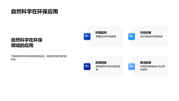 自然科学入门讲座PPT模板